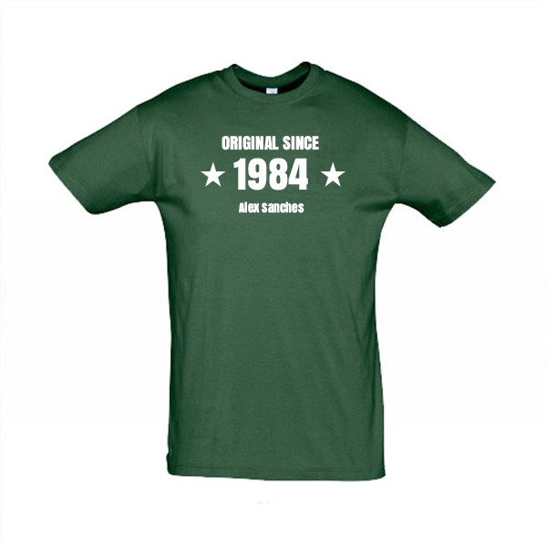 Camiseta de hombre personalizable “Original Since”
