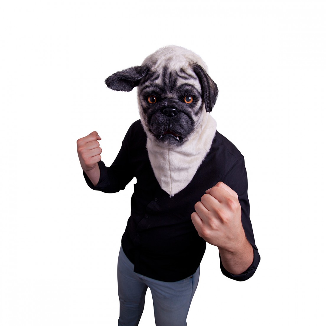 Máscara de perro “Mr. Mops” – disfrázate de tu animal favorito