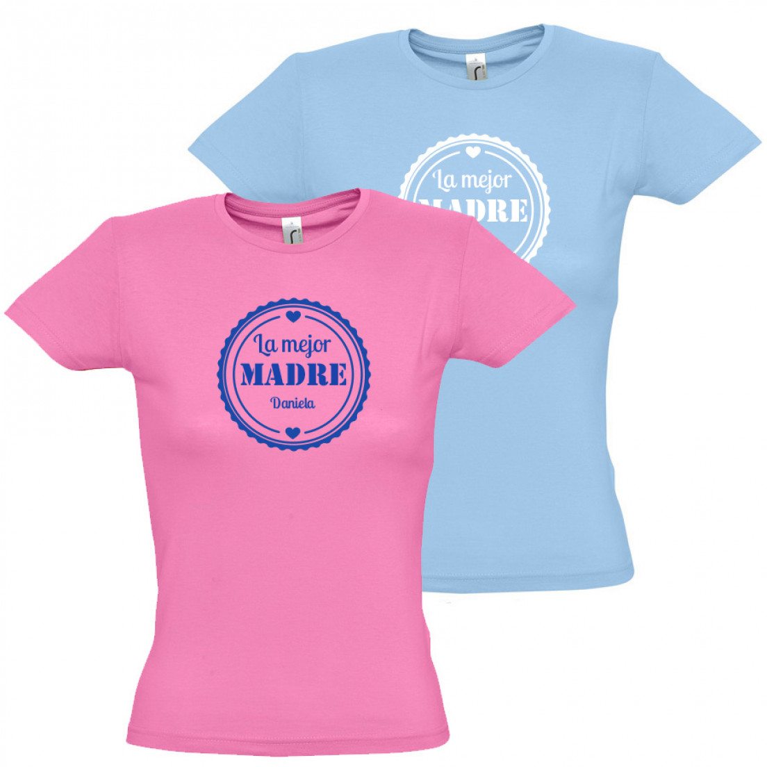 Camiseta para mujer personalizable “Mejor mamá”