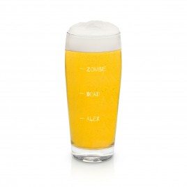 Zombi vaso de cerveza personalizable nombrado | Regalos.es