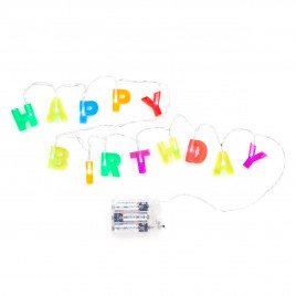 Lichterkette "Happy Birthday"