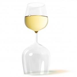 La práctica copa de vino “tinto y blanco” 