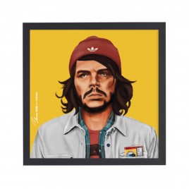 Cuadro Hipstory Art - "Che Guevara" como Hipster (50 * 50 cm)