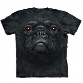 Camiseta Big Face 3D - Pug - XL