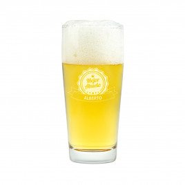 Vaso de cerveza clara 0.2 con grabado personalizado