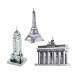 3D-Metallbausatz „Berühmte Gebäude“