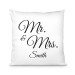Cojín original "Mr. & Mrs." - Personalizable